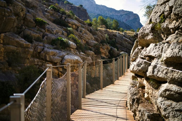 Caminito del Rey z Malagi i Costa del Sol: wędrówka kładkami 100 m nad wąwozem 4